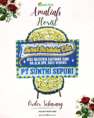 Papan Bunga Duka di Muja Muju